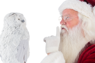 Father Christmas asks for quiet