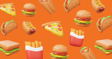 set of food