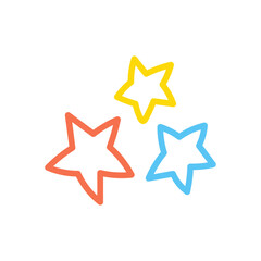 Obraz premium Cute Colorful Doodle Outline