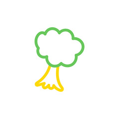 Cute Colorful Doodle Outline