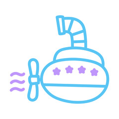 Cute Colorful Doodle Outline