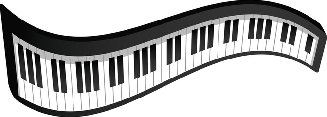 Fototapeta premium Piano icon