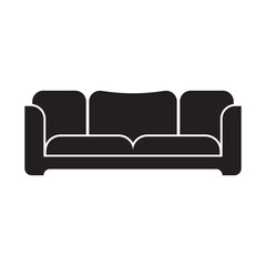 Sofa chair logo icon,illustration design template