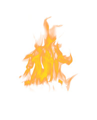 Naklejka na ściany i meble Close-up of dancing flame