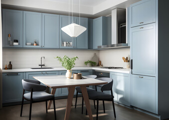 Luxurious Interior Design Featuring a Detailed Marble Textured Wall and Elegant Leather Chair, Generative AI