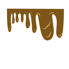 Melting chocolate.chocolate drip.delicious chocolate liquid