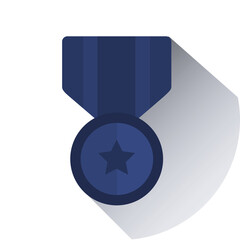 Digitally generated image of medal