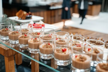 cake on the buffet