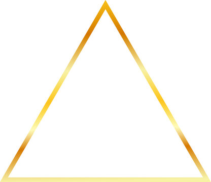 Geometric triangle shape