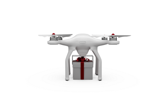 Digital image of quadcopter