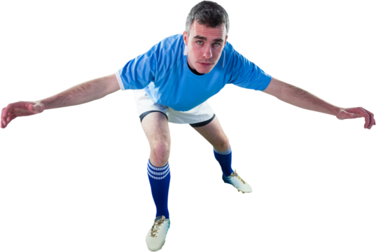 Rugby player tackling the opponent