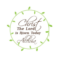 He Is Risen. Printable Bible Verse for Easter. Use as poster, card, flyer or T Shirt