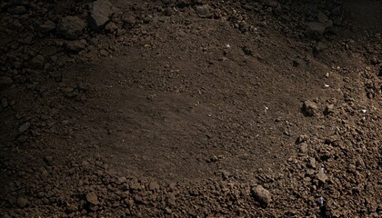 Dark Earth. Place for text. Ideal as background.