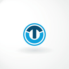 Vector Logo - Lettermark Letter T and O - Abstract Style Logo