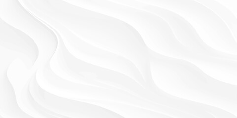 White Wave Background. Abstract Minimal Exterior Design. White wave modern abstract background design. space style. White wave soft background. 