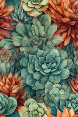 Fototapeta premium green flowers