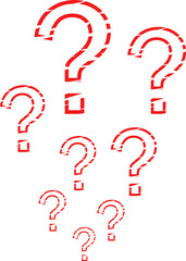 Vector of question mark symbol