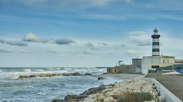 Il Faro di Ortona / Chieti / Abruzzo nel pomeriggio