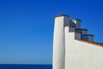 Ancien phare des pêcheurs à la baleine, koskenia, entre Bidart et Guéthary, au Pays Basque