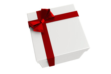 Christmas present with bow