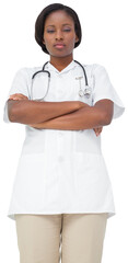 Young nurse with arms crossed