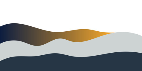 Wave Border Illustration 01