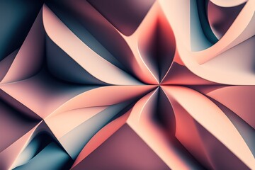 An abstract 3D geometrical pattern