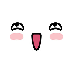 Cute Emoticon Face Doodle