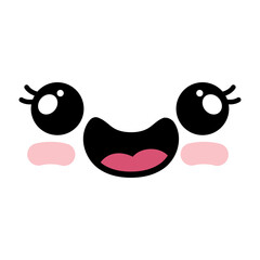 Cute Emoticon Face Doodle