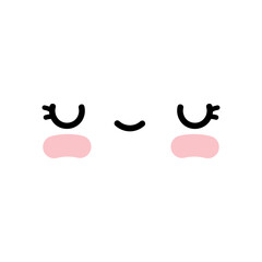 Cute Emoticon Face Doodle