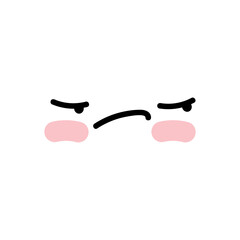Cute Emoticon Face Doodle