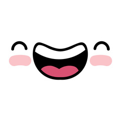 Cute Emoticon Face Doodle