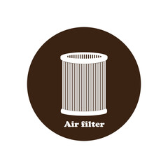 Air filter icon