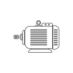 Electric motor icon