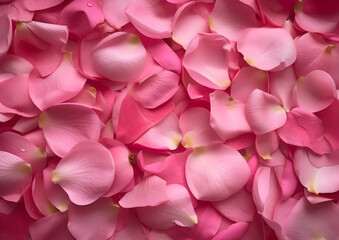 Fototapeta premium Delicate Pink Roses Floral Background