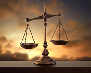 scales of justice, Old Libra, Generative AI