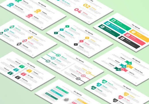Agenda Infographic Presentation Layout