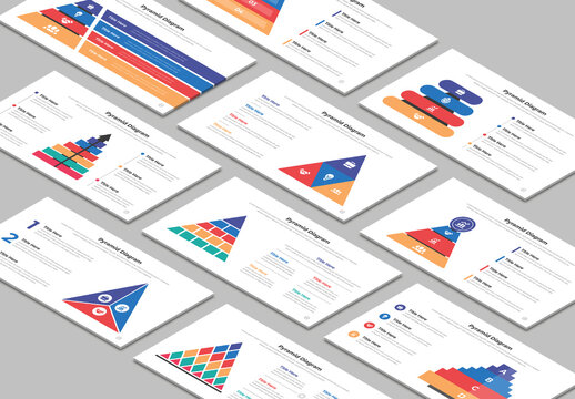 Pyramid Diagram Infographic Presentation Template
