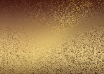 Fototapeta na wymiar Golden Abstract decorative paper texture background for artwork - Illustration