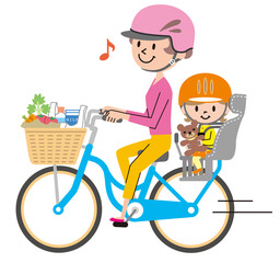 ヘルメット着用　ママチャリ　義務化