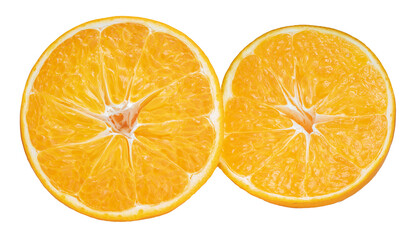 Fresh Orange fruit on whithe background, Dekopon orange or sumo mandarin tangerine Isolate on white with clipping path.