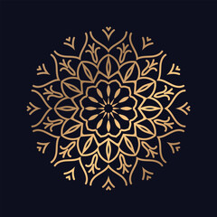 Luxury Ethnic mandala design vector logo icon illustration