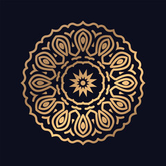 Beautiful Luxury mandala design vector logo icon illustration