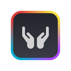 Hands - Pictogram (icon) 