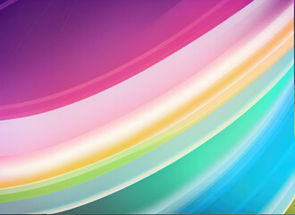 Fototapeta premium Abstract colorful waves of pastel colors, gentle background. AI