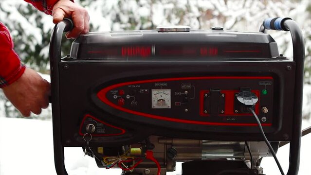 When it's frigid outside during winter, a generator fueled by gasoline can generate the warmth we need to stay comfortable.