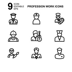 work profession icon or logo isolated sign symbol vector illustration - Collection of high quality black style vector icons 