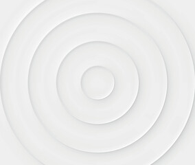 Obraz premium Background with diverging circles in neomorphism style