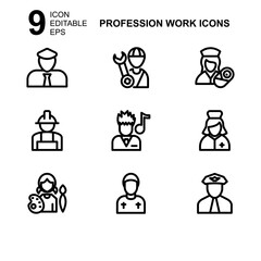 work profession icon or logo isolated sign symbol vector illustration - Collection of high quality black style vector icons 
