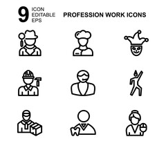 work profession icon or logo isolated sign symbol vector illustration - Collection of high quality black style vector icons 
